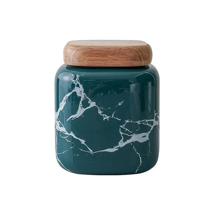 2 ceramic kitchen canisters