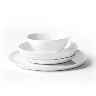 Óbrjótandi Rustic Melamine Úti borðbúnaður